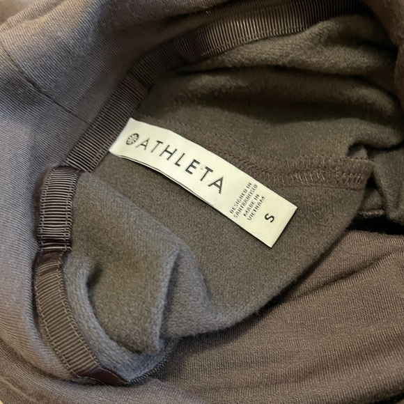 Athleta Women's Ethereal Brushed Funnel Neck Athleisure Top S - Picture 8 of 13